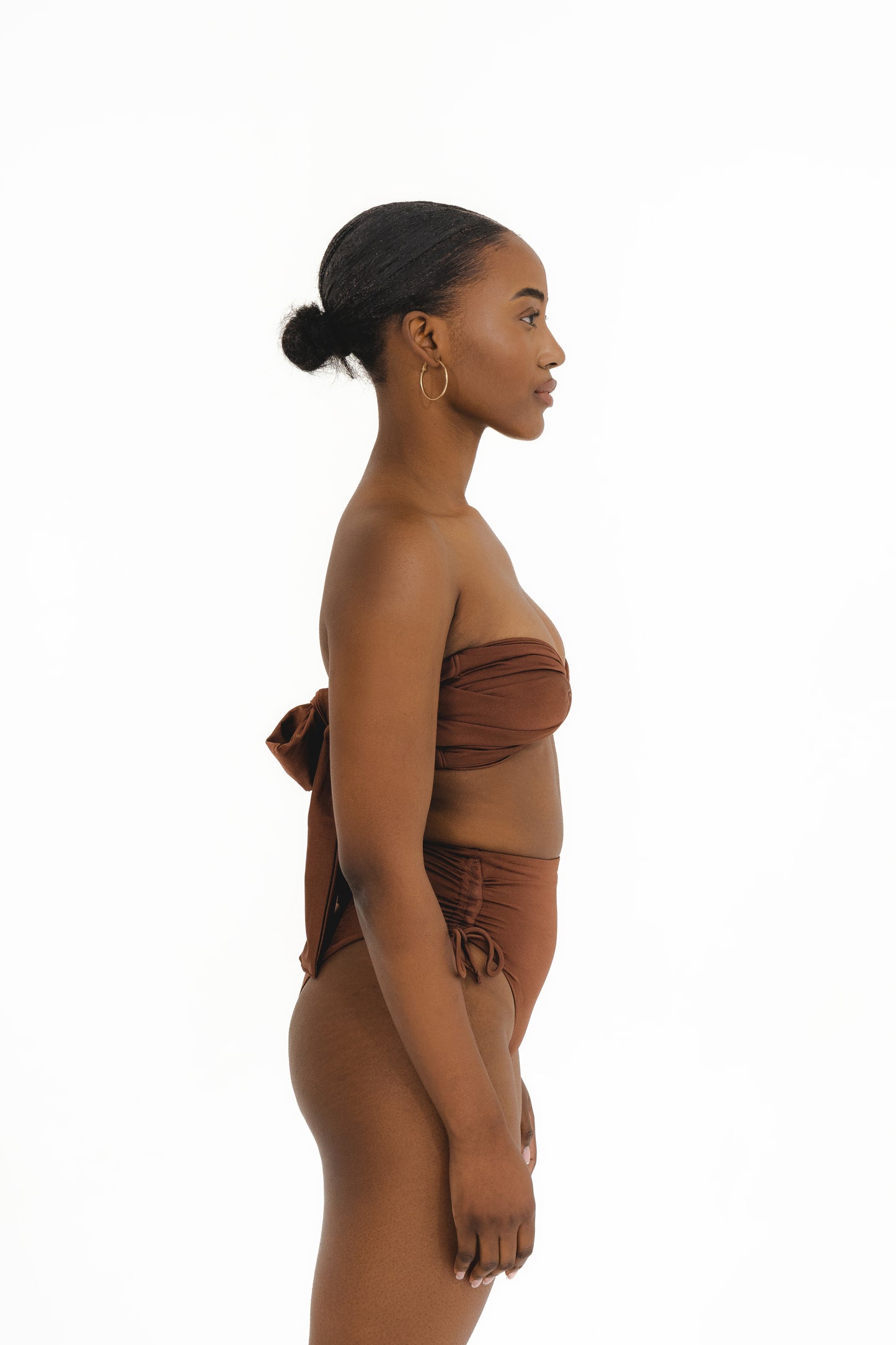 STRAPLESS TIE BIKINI TOP